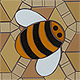 Mosspits Primary School Mosaics, 2014 - Three Bees